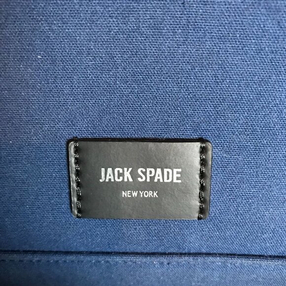 Jack Spade/Kate Spade Blue Backpack Zip Close - Picture 6 of 11